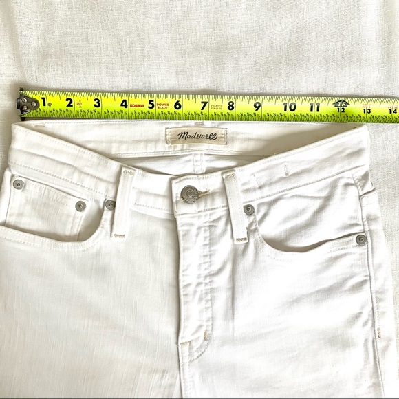 Madewell Cali Demi-Boot Jeans in Pure White - Picture 8 of 13